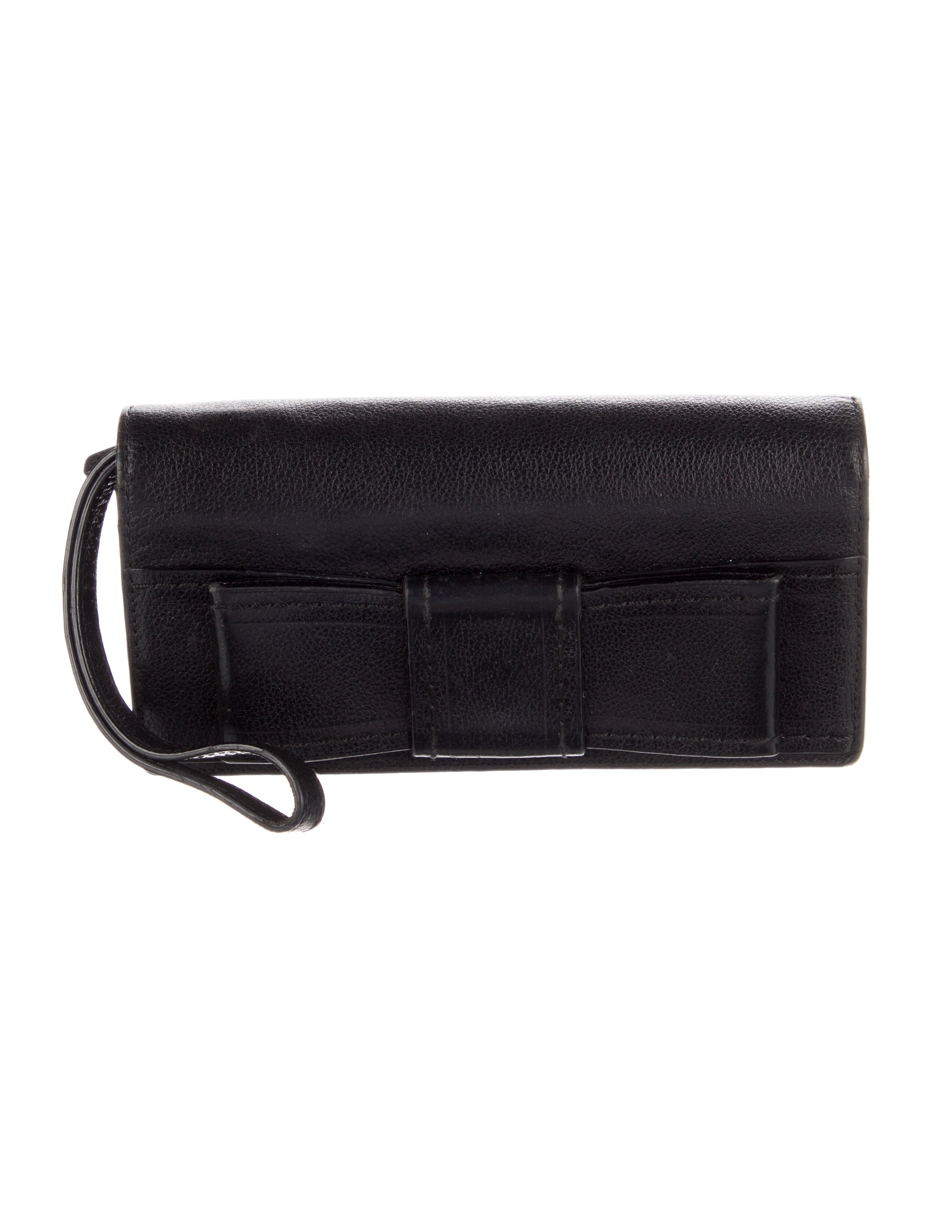 Kate Spade New York Bow Wristlet Black Clutches, Handbags WKA41508