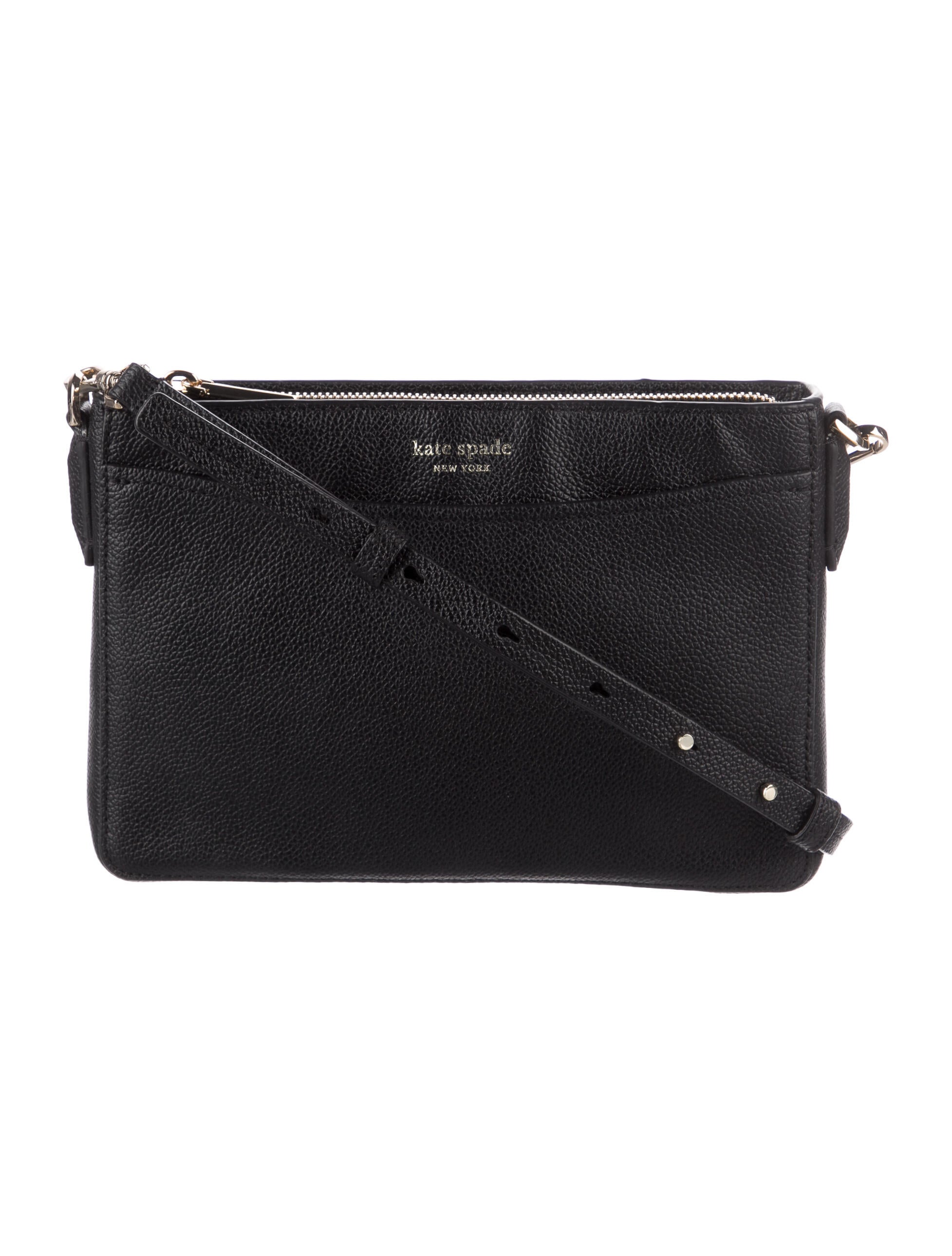 Ted Baker Embossed Leather Crossbody Bag Black Crossbody Bags