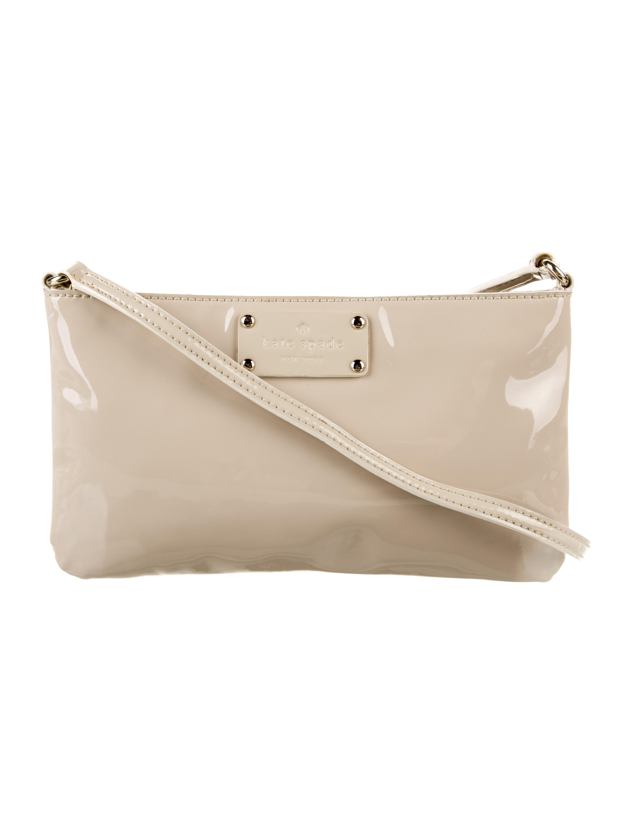 Kate Spade New York Saffiano Leather Crossbody Bag Neutrals Crossbody