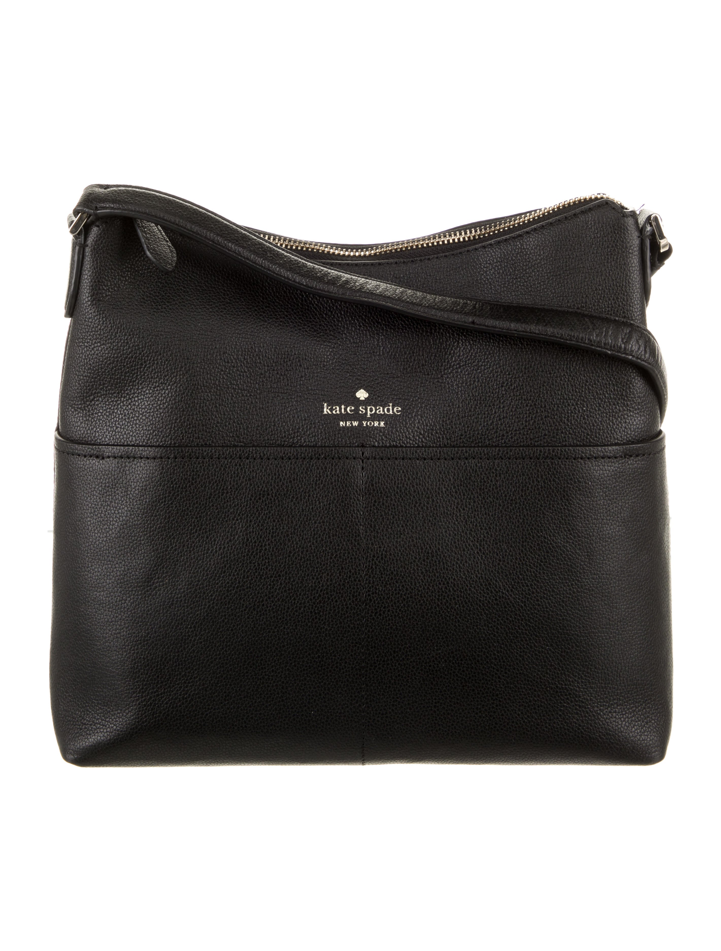 Kate Spade New York Leather Shoulder Bag Black Shoulder Bags