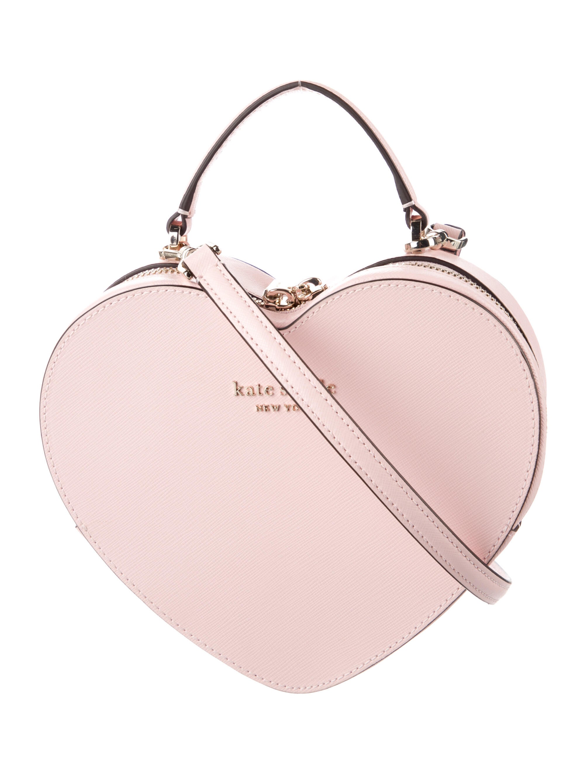Kate Spade New York Heart Saffiano Leather Crossbody Bag