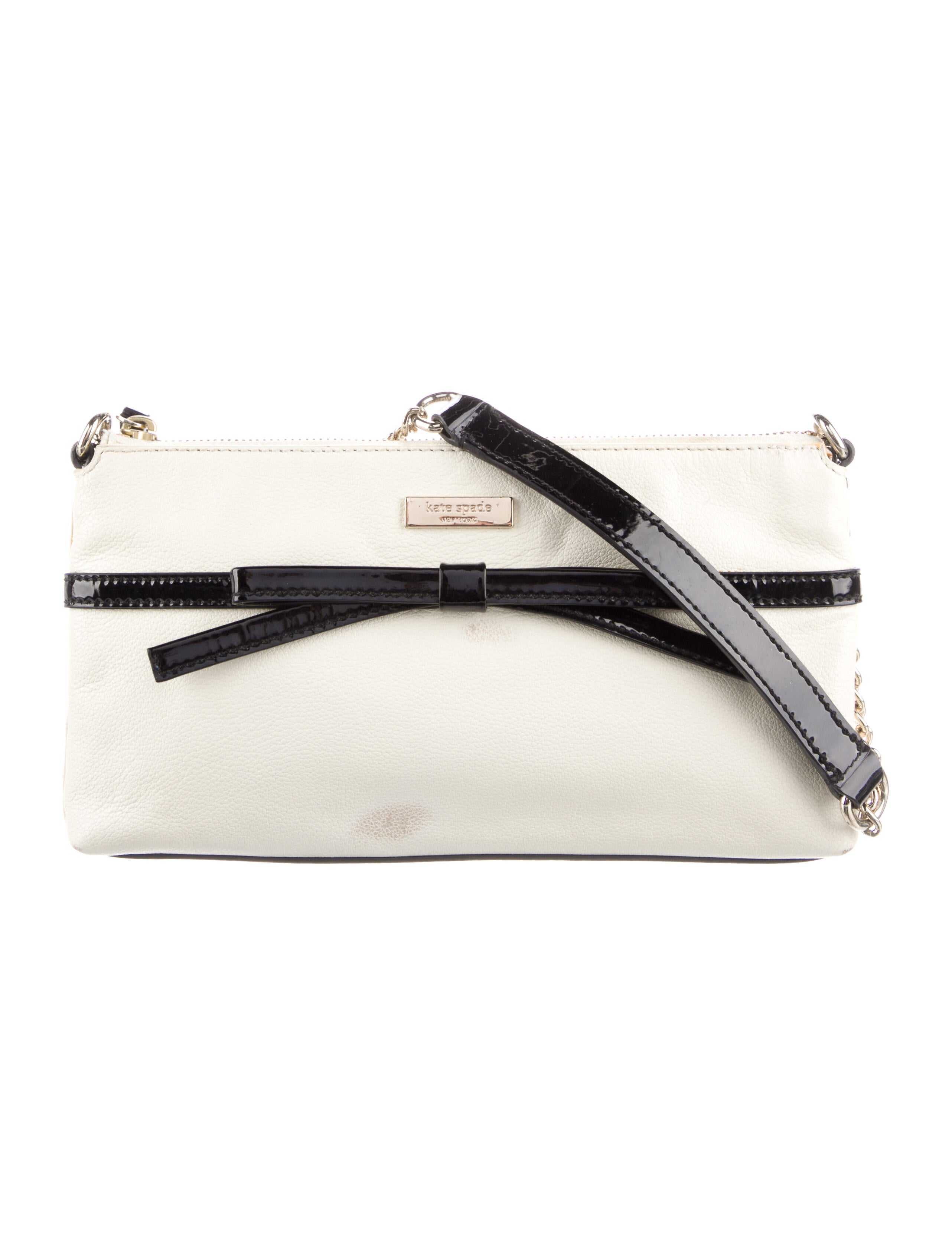 Kate Spade New York Zip Up Leather Shoulder Bag Neutrals Shoulder