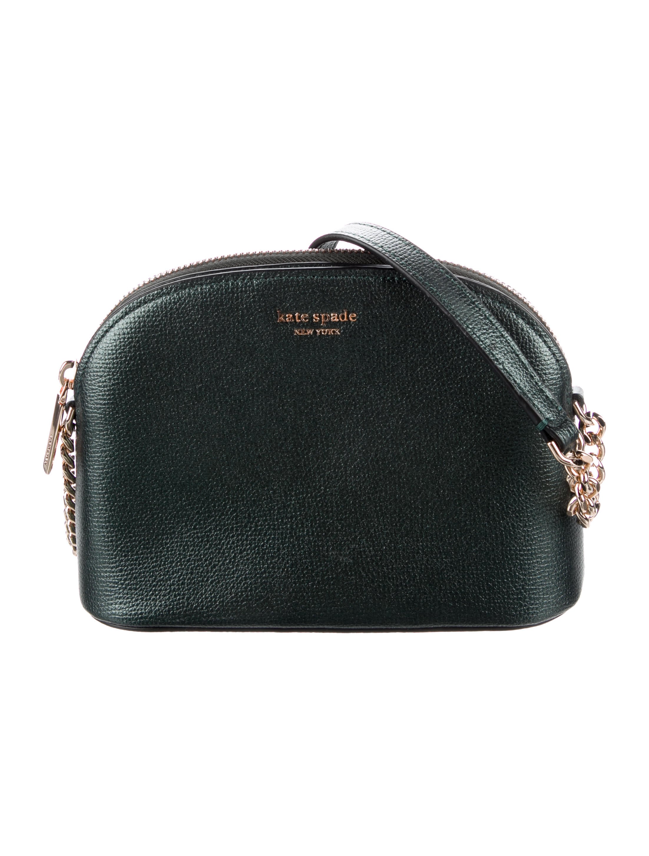 Kate Spade New York Leather Tennis Ball Crossbody Bag w/ Tags Green