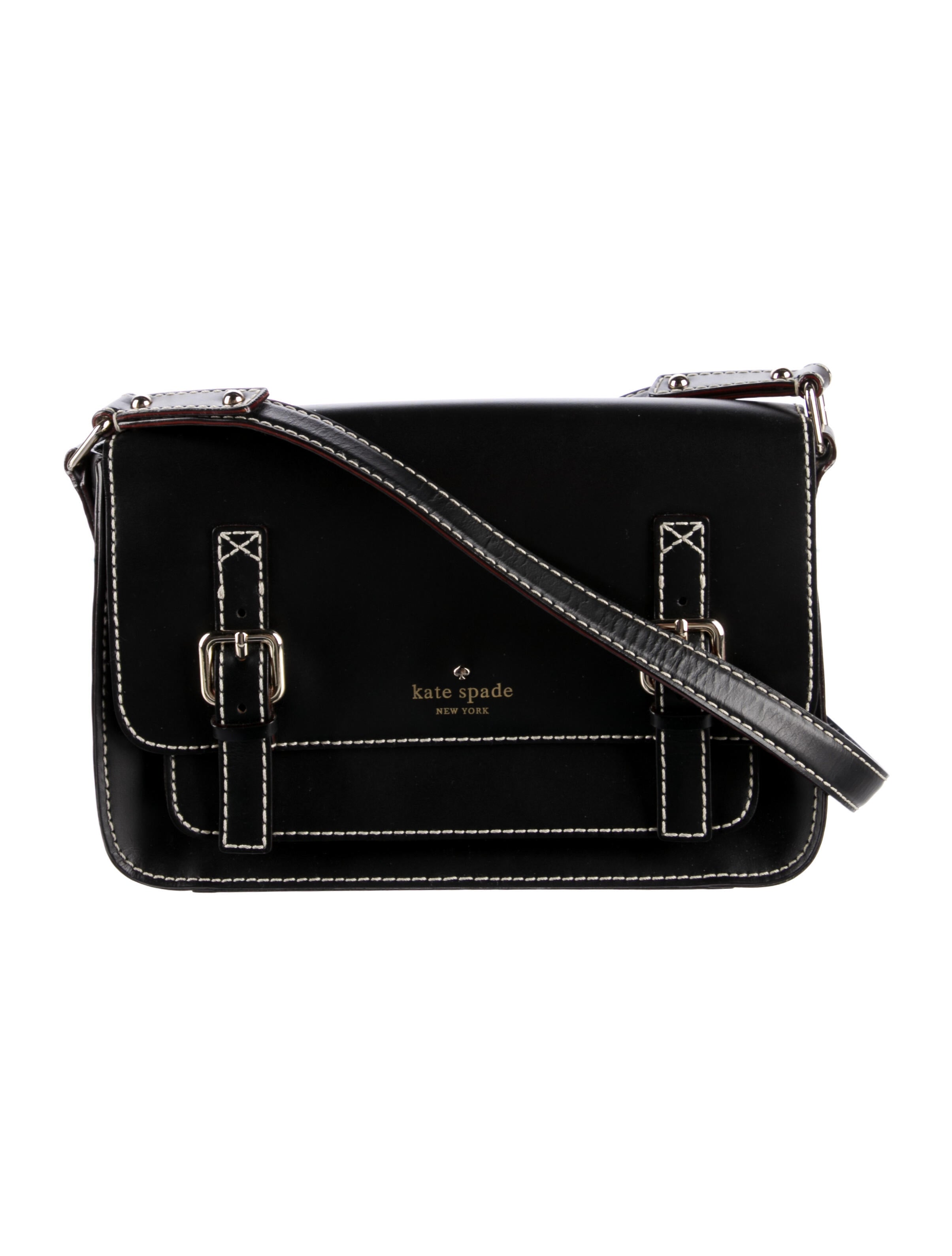 Kate Spade New York LeatherTrimmed Nylon Crossbody Bag Black