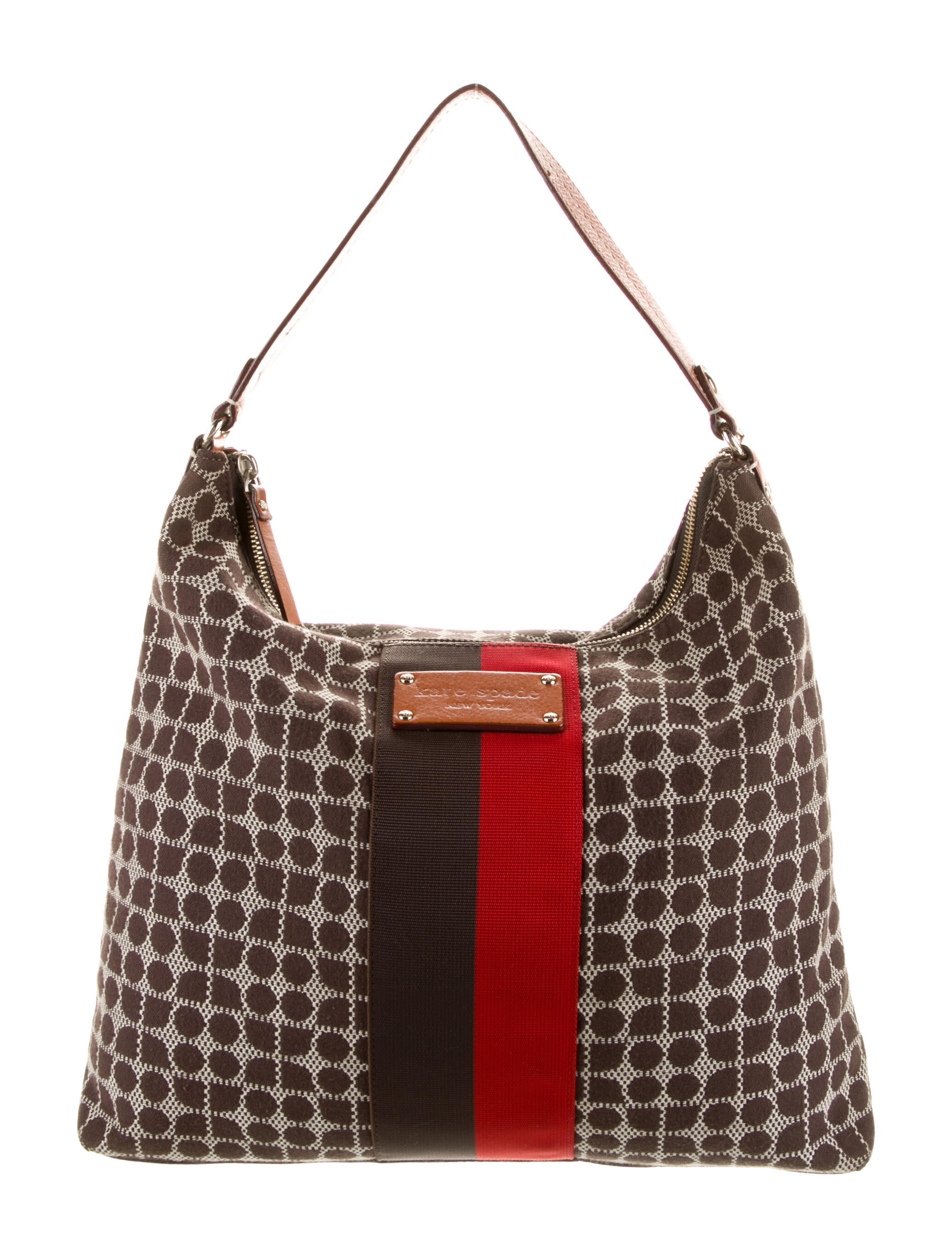 Kate Spade New York Tweed Shoulder Bag Grey Shoulder Bags, Handbags WKA290057 The RealReal