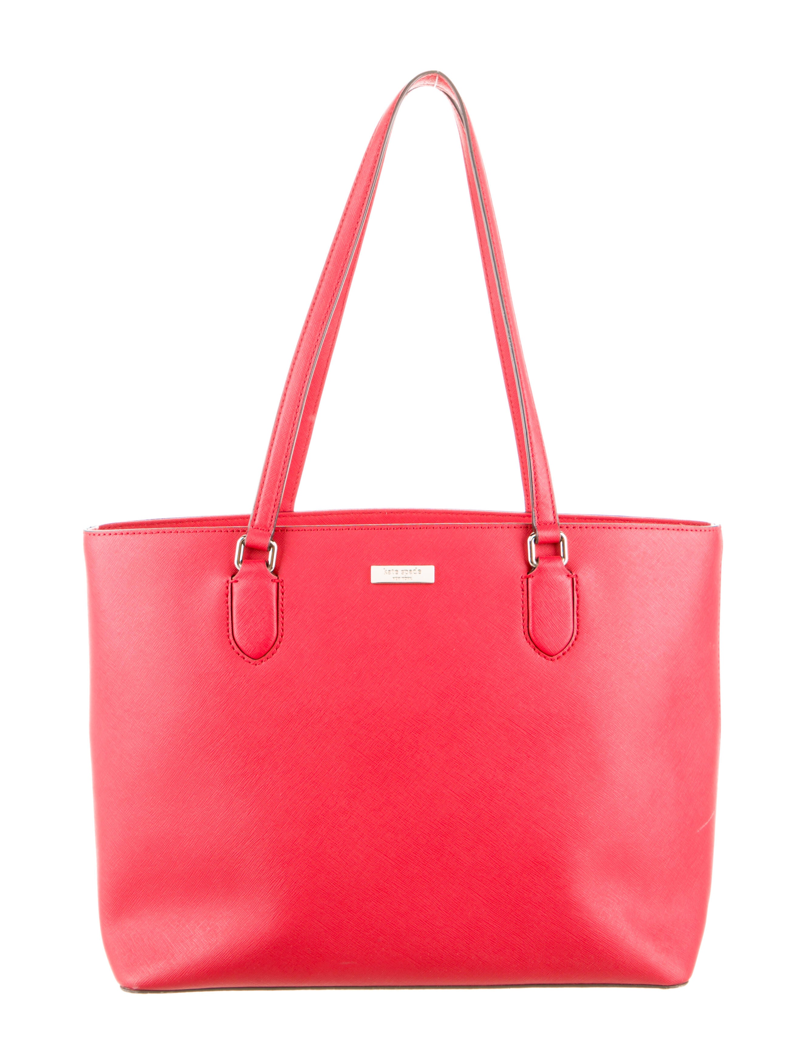 Kate Spade New York Plaid Tote Bag Blue Totes, Handbags WKA23566