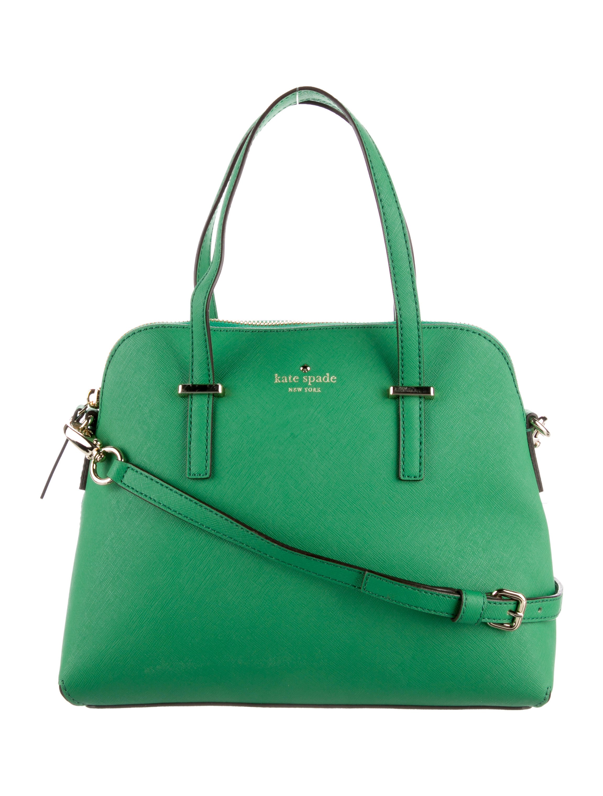 Kate Spade New York Berkshire Road Stevie Satchel w/ Tags Green Handle Bags, Handbags