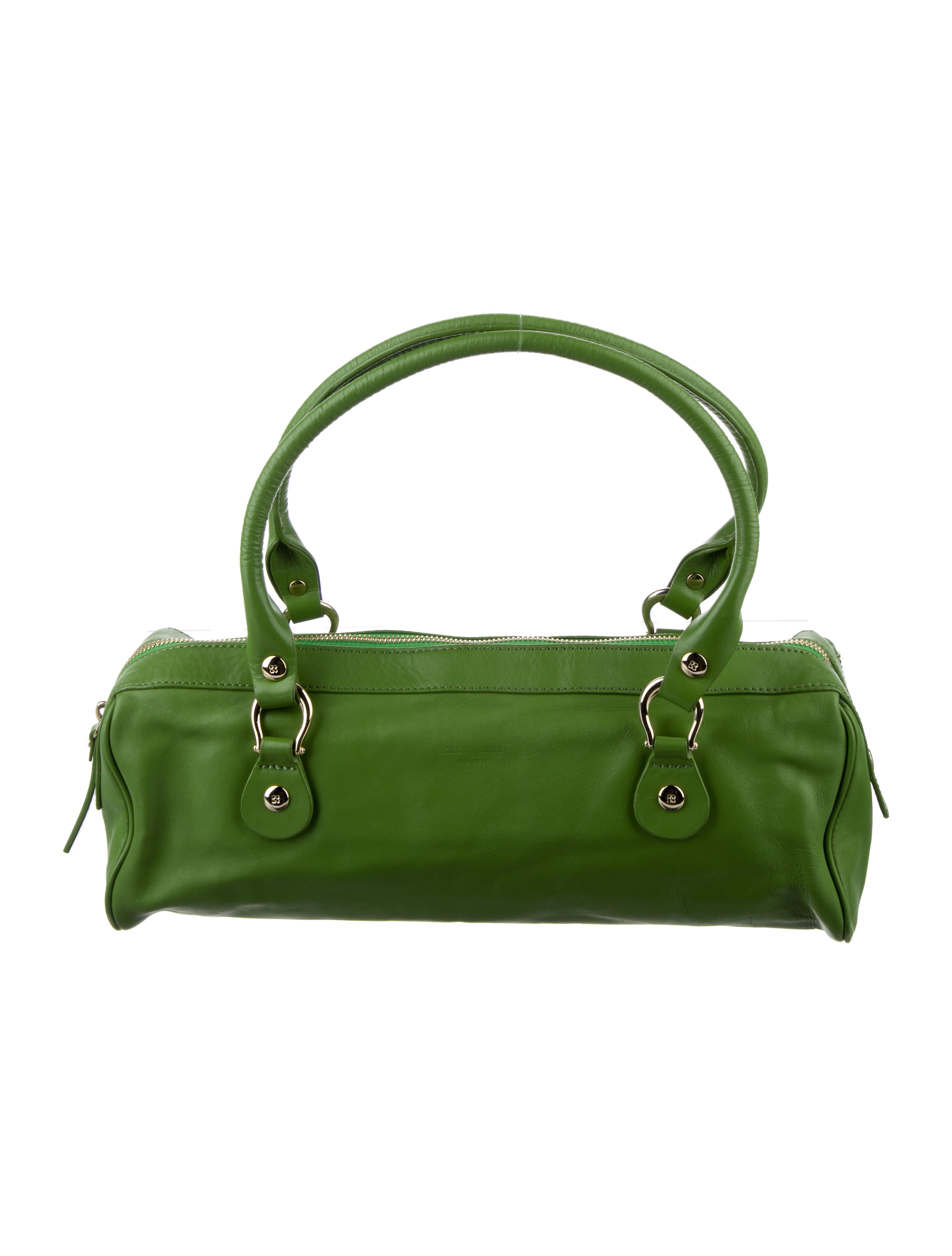Kate Spade New York Leather Handle Bag Green Handle Bags, Handbags