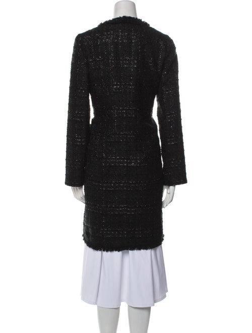 Kate Spade New York Tweed Pattern Faux Fur Coat