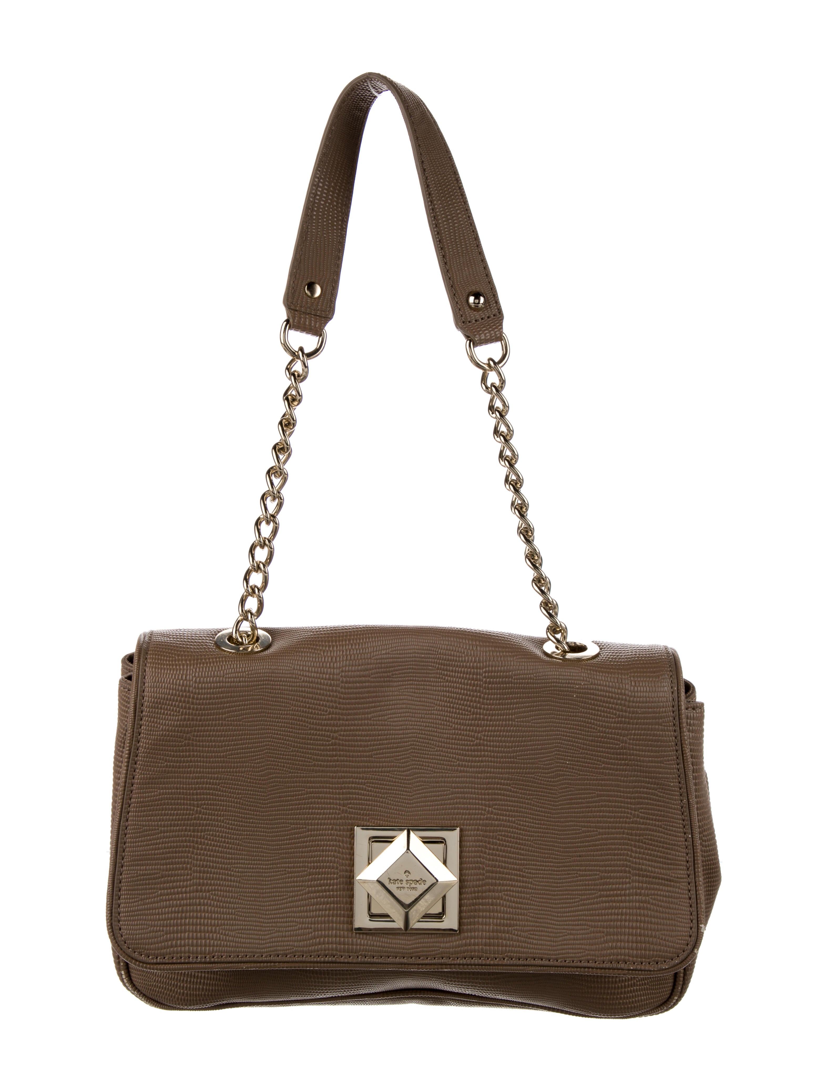 Kate Spade New York Coated Canvas Shoulder Bag Brown Shoulder Bags