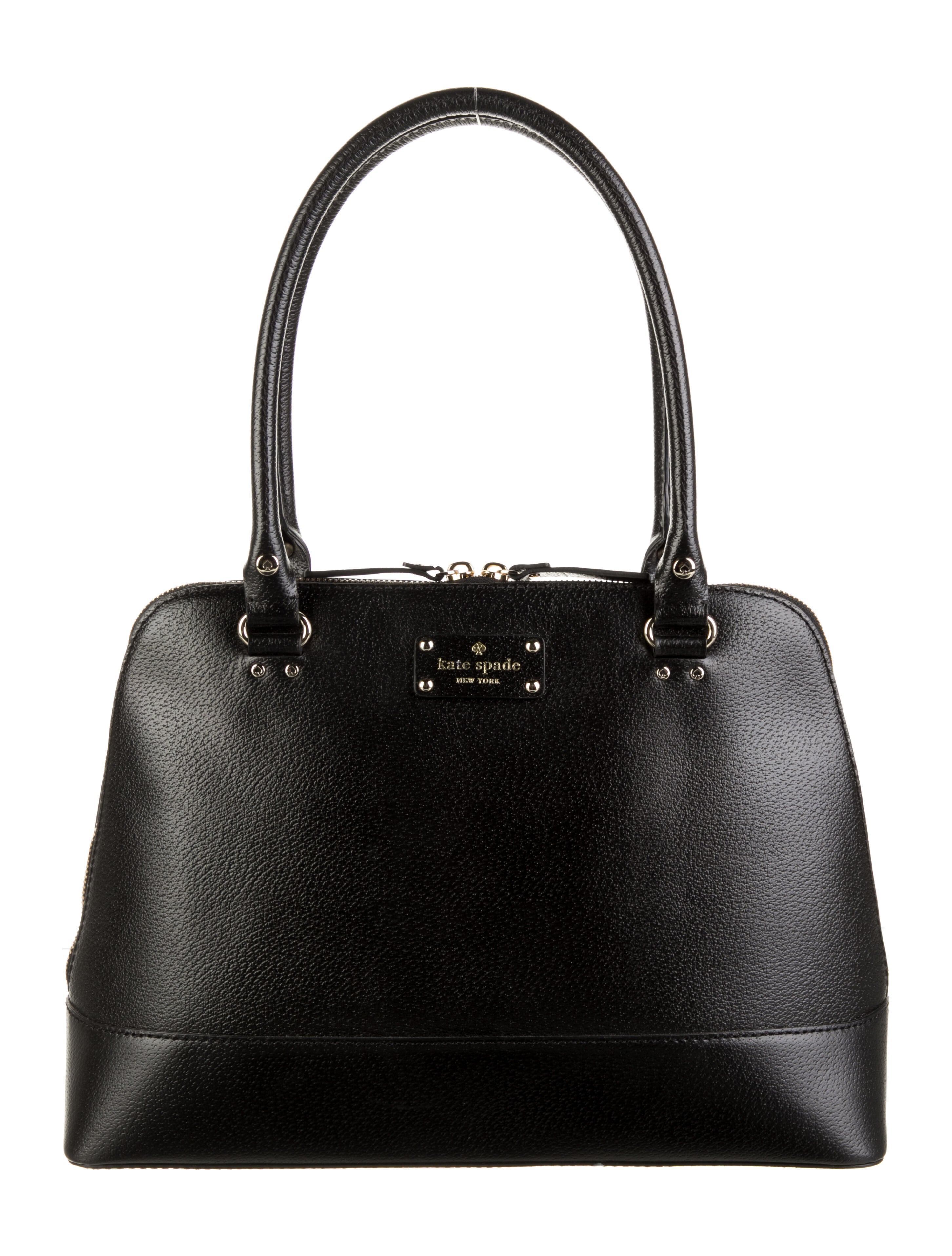 Kate Spade New York Pebbled Leather Shoulder Bag Black Shoulder Bags