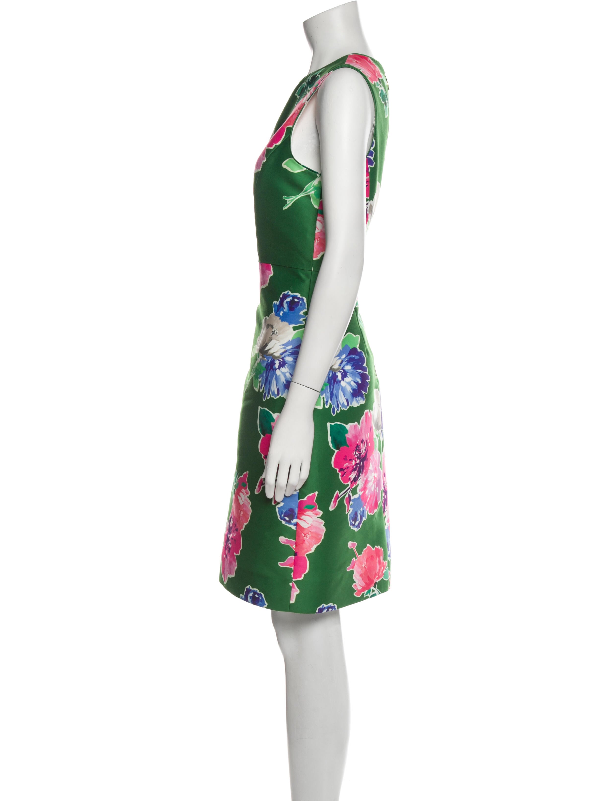 Kate Spade New York Floral Print Knee-Length Dress - Green Dresses, Clothing - WKA342656 | The RealReal Kate Spade New York Floral Print Knee-Length Dress - Green Dresses, Clothing - WKA342656 | The RealReal