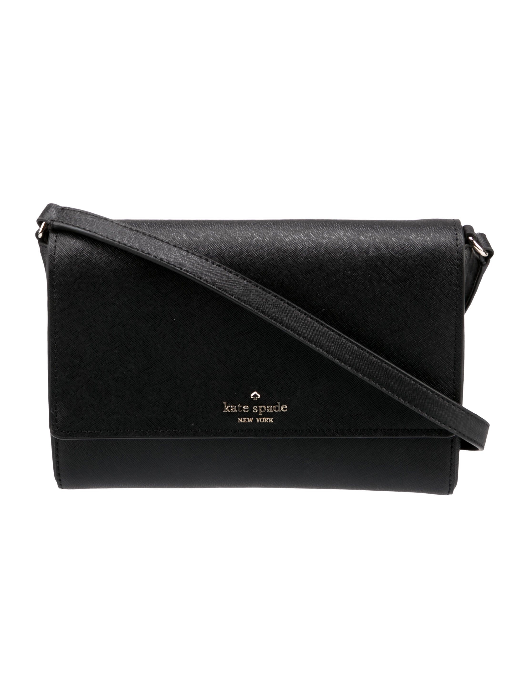 Kate Spade New York Leather Crossbody Bag Black Crossbody Bags