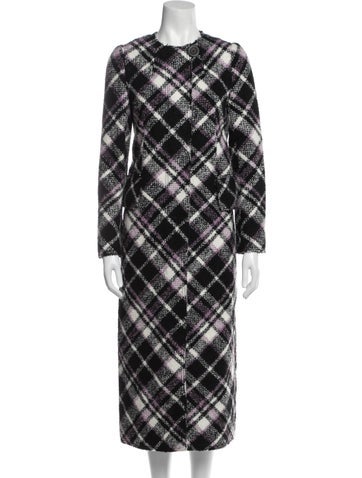 Kate Spade New York Coats Plaid Print Trench Coat US 0 | XS