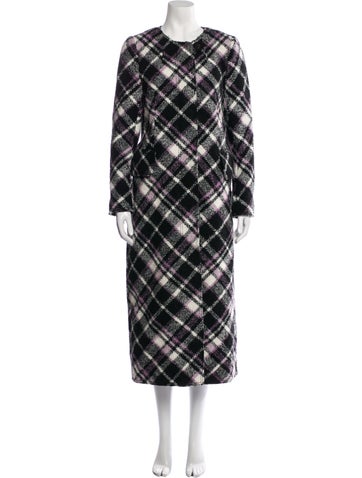Kate Spade New York Coats Plaid Print Trench Coat US 00 | XXS