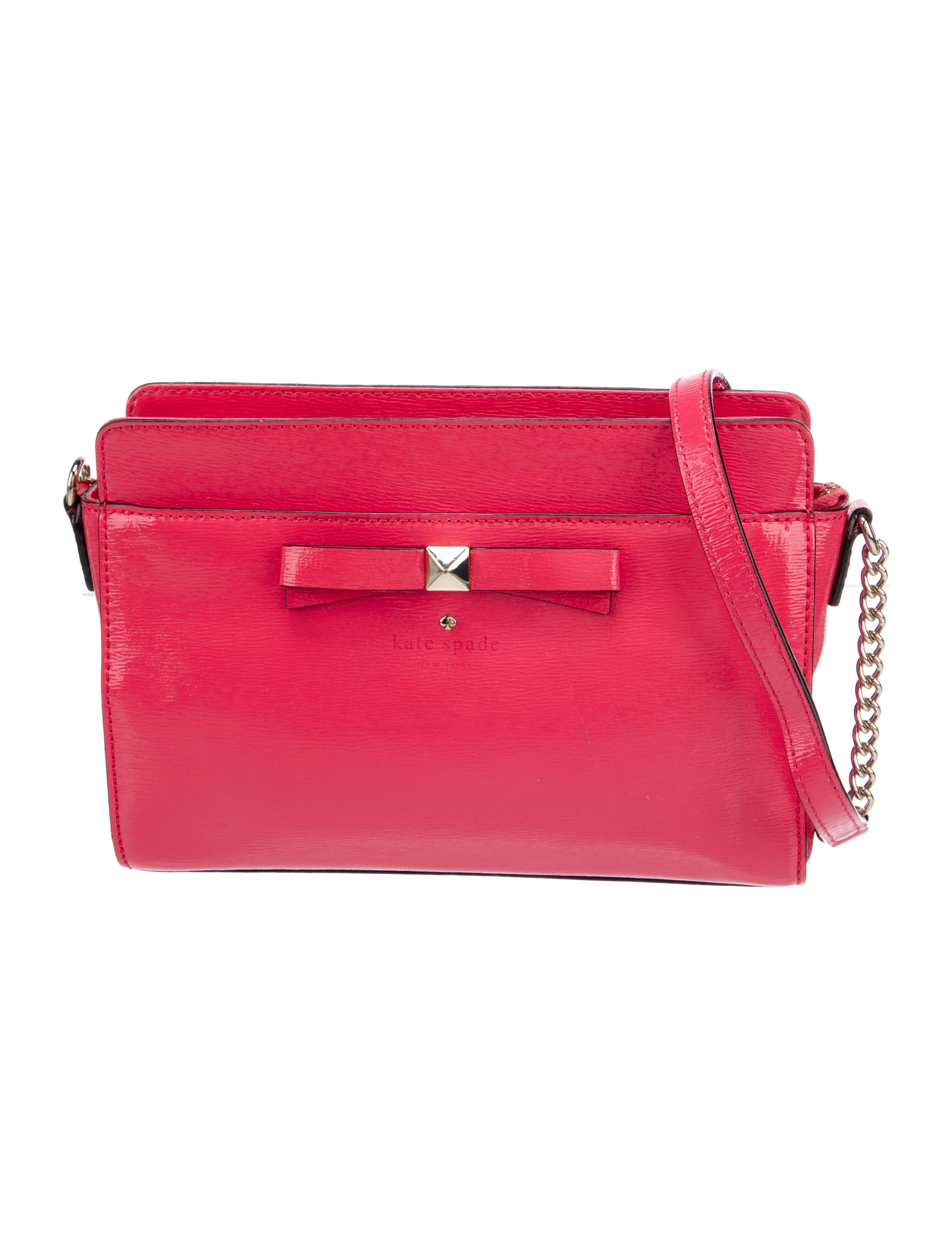 Kate Spade New York Patent Leather Crossbody Bag Pink Crossbody Bags