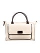 Kate Spade New York Patent Leather-Accented Coated Canvas Satchel