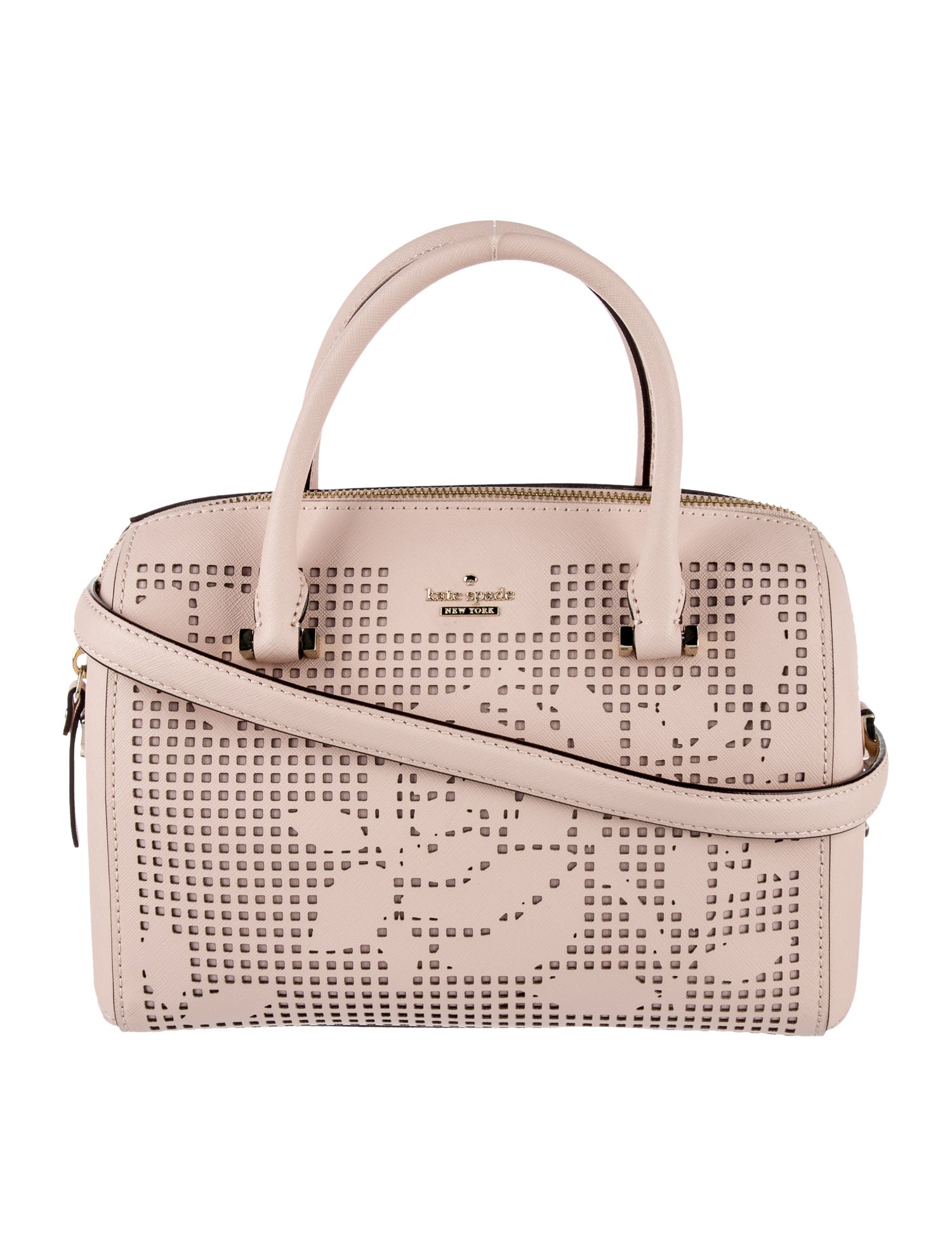 Kate Spade New York Lasercut Handle Bag - Pink Handle Bags