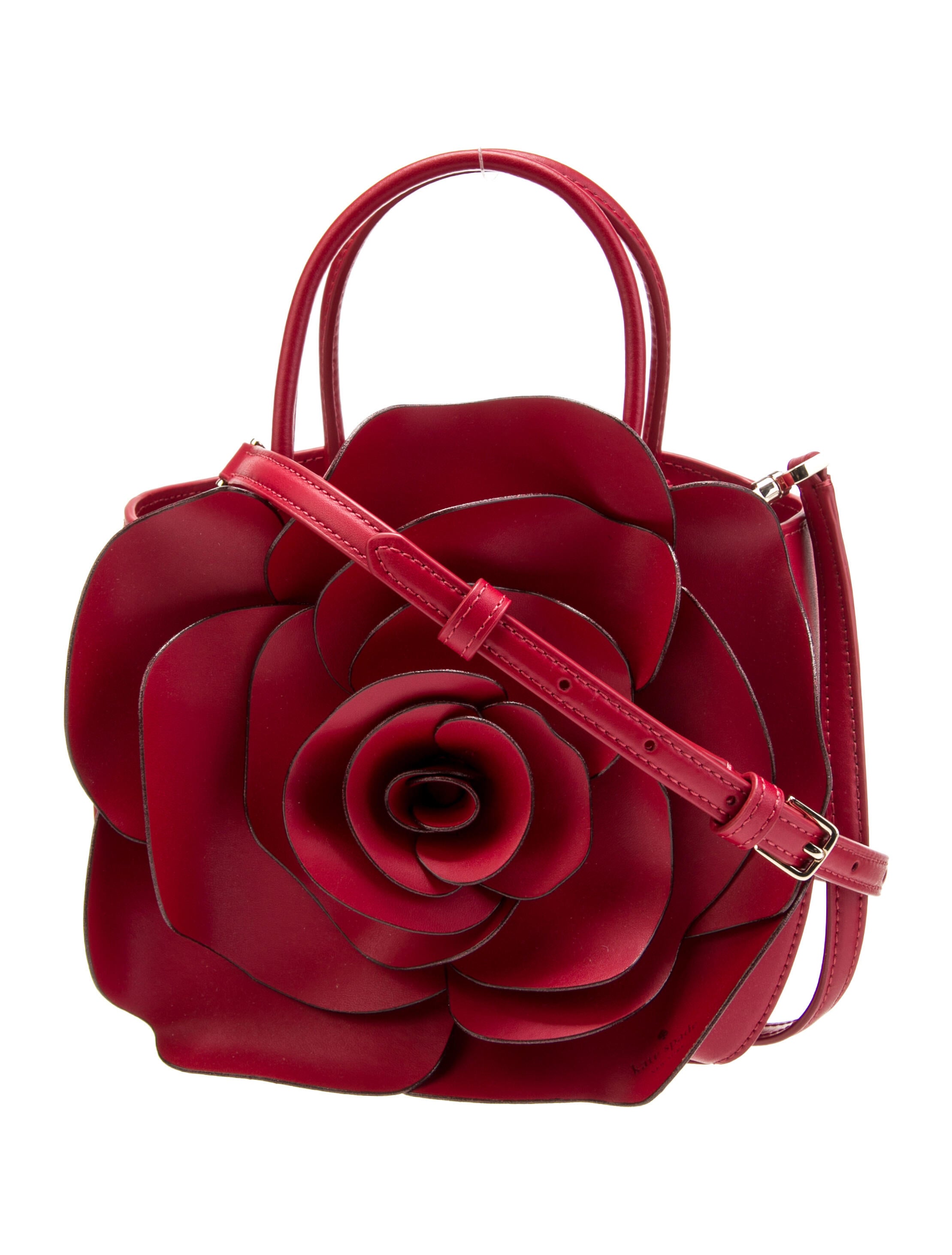 Kate Spade New York Flora 3D Rose Crossbody Bag - Red