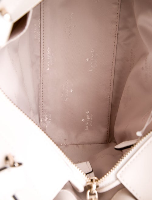 Kate Spade New York saffiano leather floral print handle bag