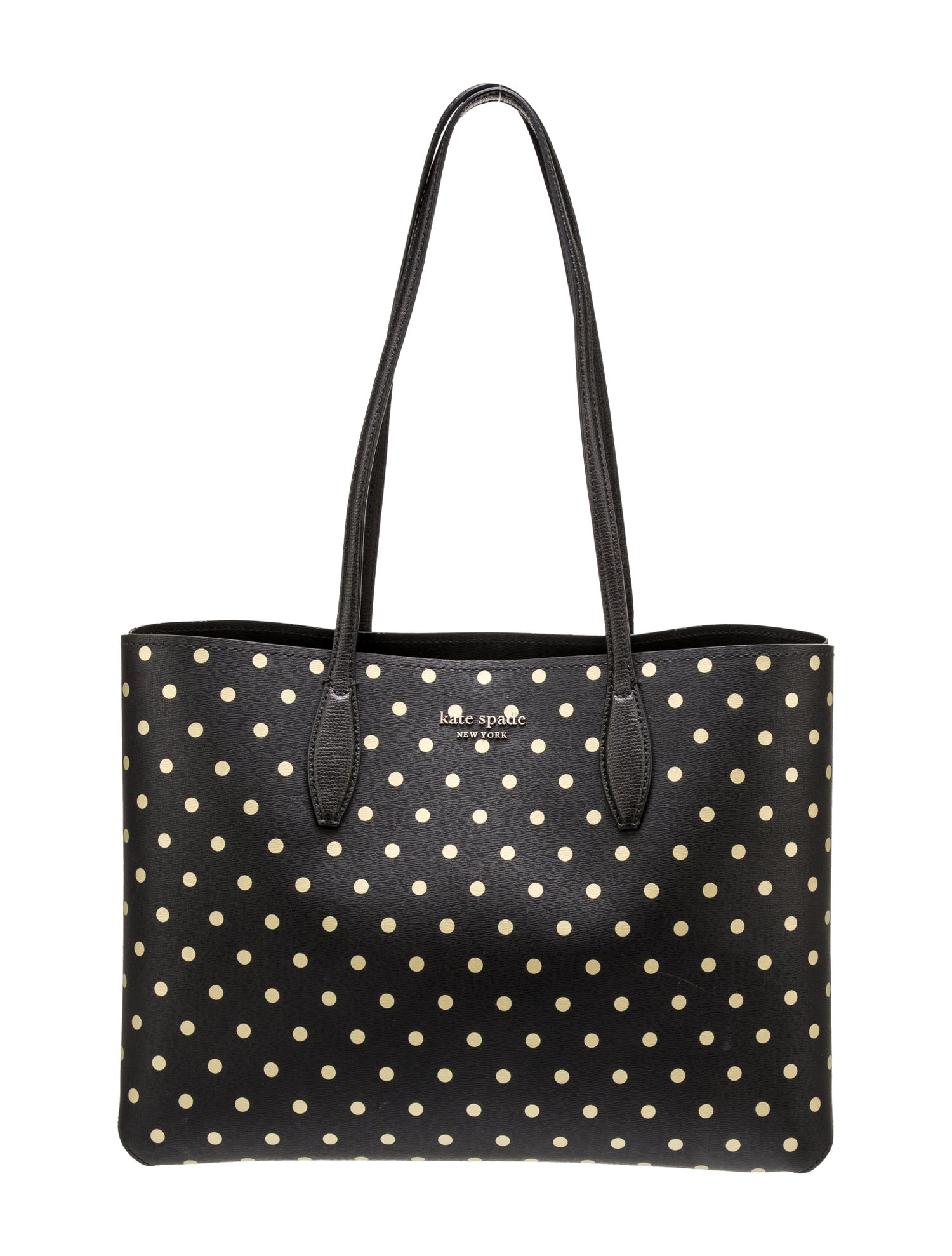 Kate Spade New York Polka Dot Leather Tote Bag