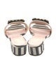 Kate Spade New York Canvas Striped Slides