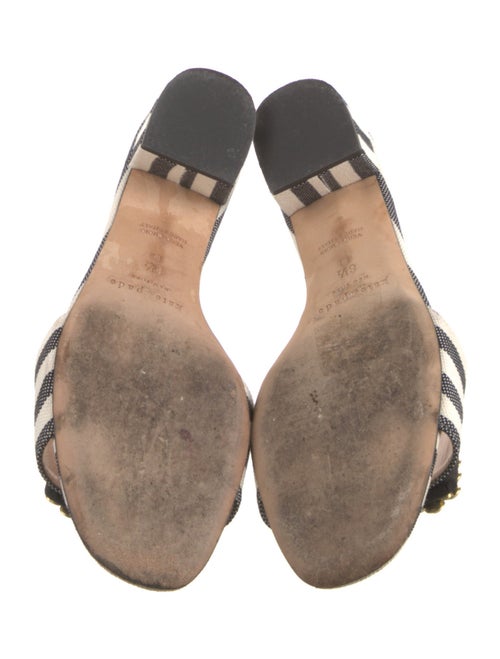 Kate Spade New York Canvas Striped Slides