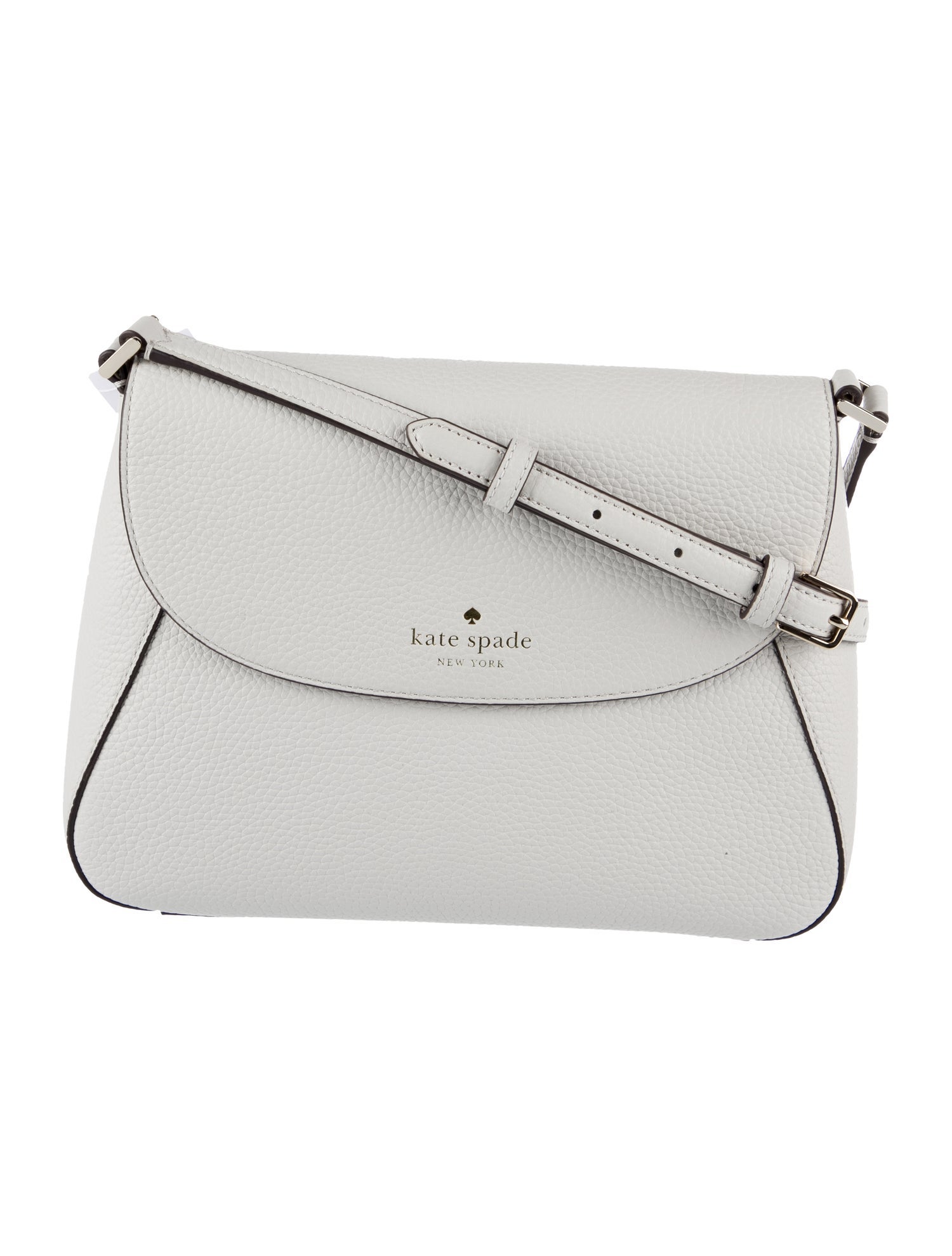Kate Spade New York Leather Crossbody Bag w/Tags - White Crossbody