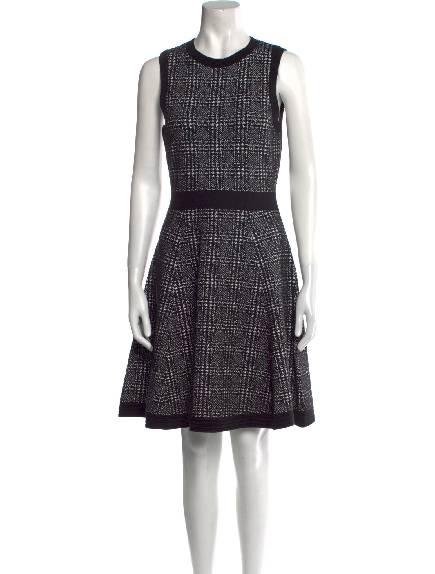 Kate Spade New York Plaid Print Knee-Length Dress