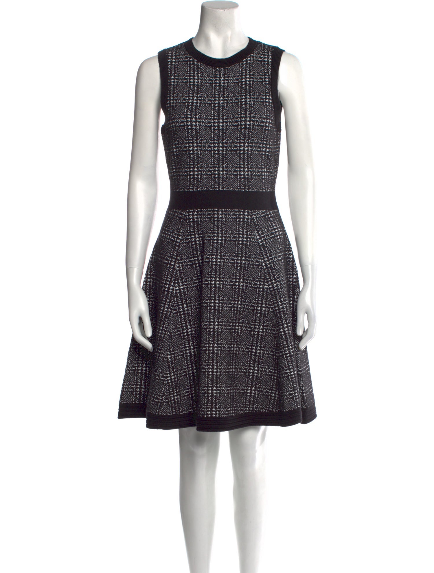 Kate Spade New York Plaid Print Knee-Length Dress