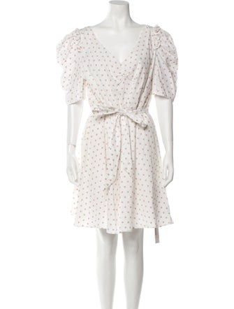 Kate Spade New York Polka Dot Print Mini Dress