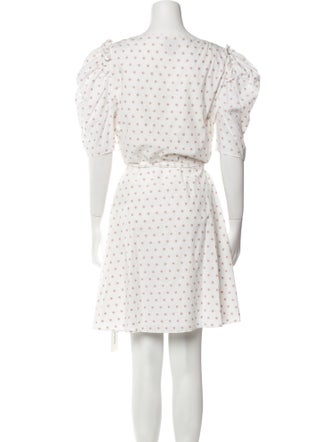 Kate Spade New York Polka Dot Print Mini Dress