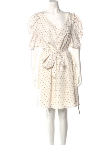 Kate Spade New York Dresses Polka Dot Print Knee-Length Dress XL