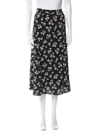 Kate Spade New York Floral Print Midi Length Skirt
