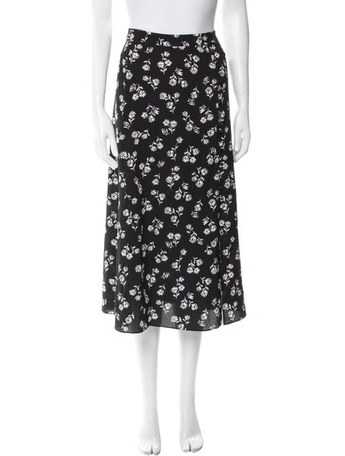 Kate Spade New York Floral Print Midi Length Skirt