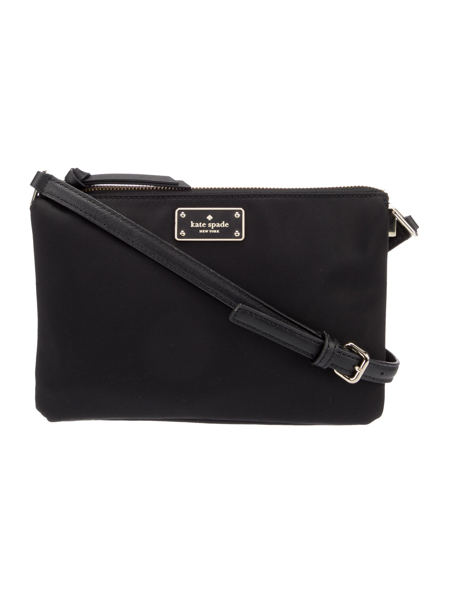 Kate Spade New York Nylon Black Crossbody Bags, Handbags WKA379233