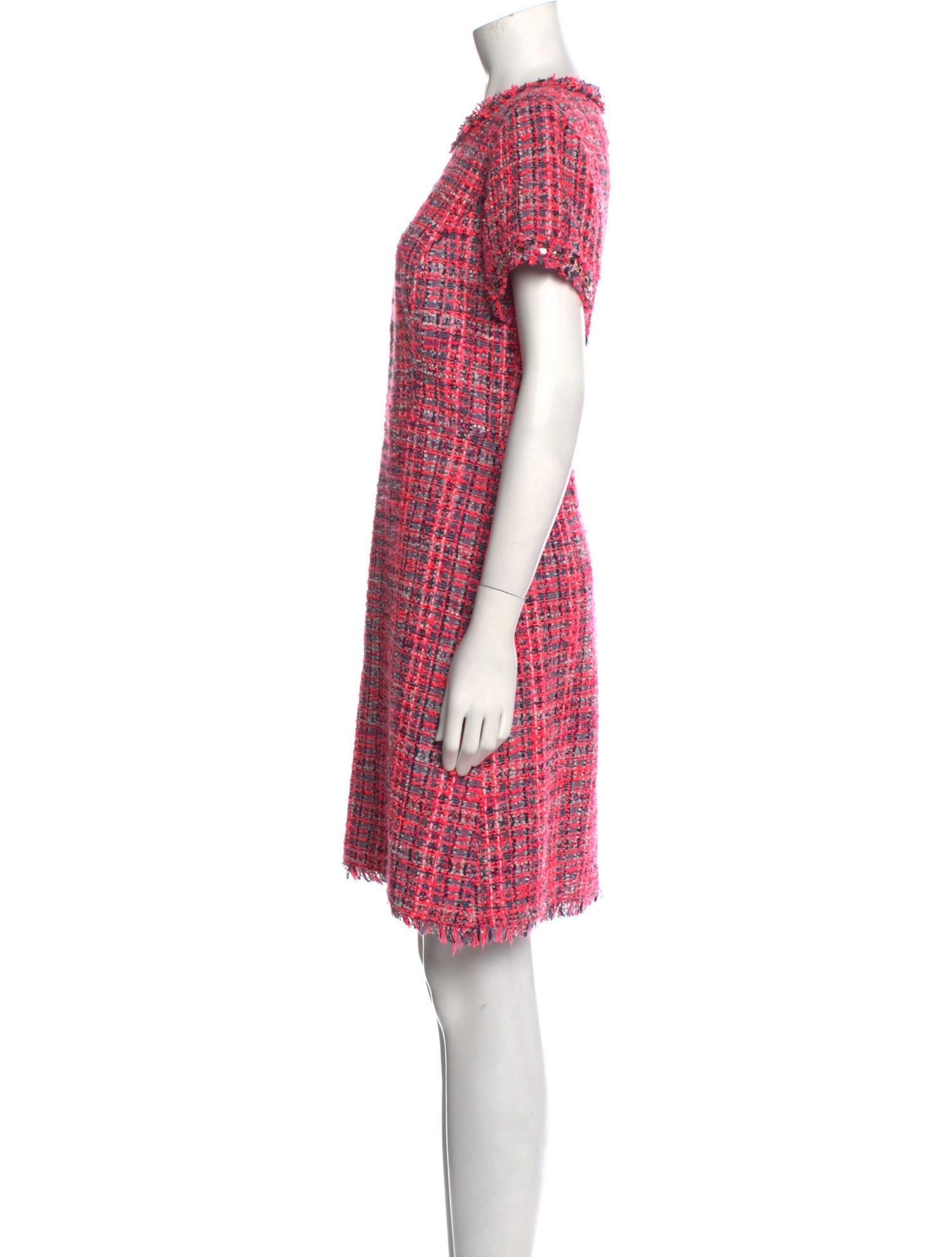 Kate Spade New York Plaid Print Mini Dress