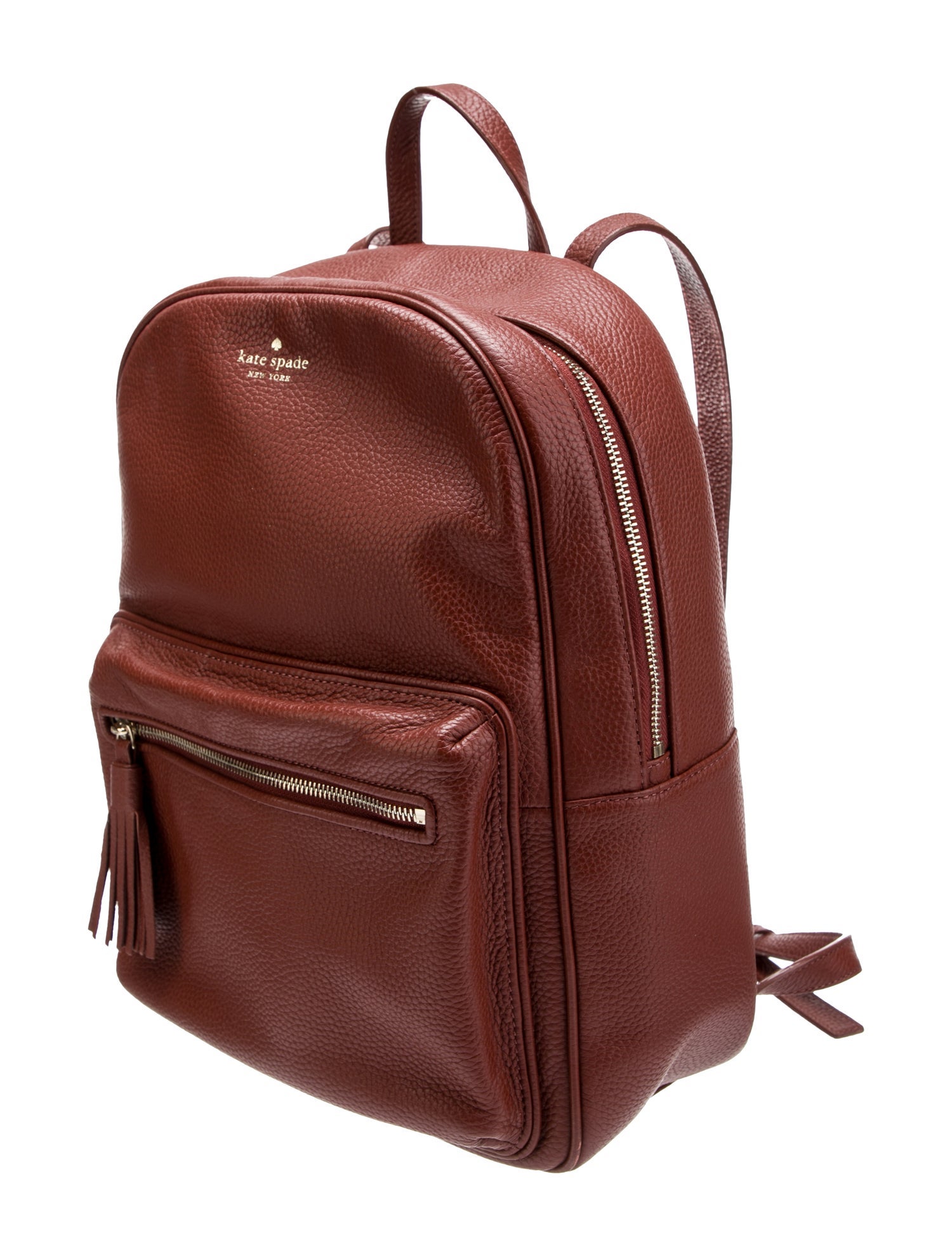 Kate Spade Chester Street Aveline Leather Backpack Womens Large Port Brown kate spade new york Backpack Brown Bags & Handbags for Women  main image 3