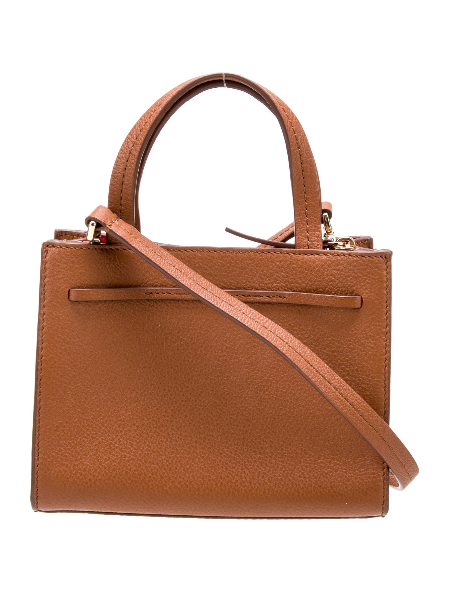 Kate Spade New York Tassel Trim Leather Handle Bag - Brown
