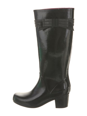 Kate Spade New York Boots Rubber Bow Accents Rain 9