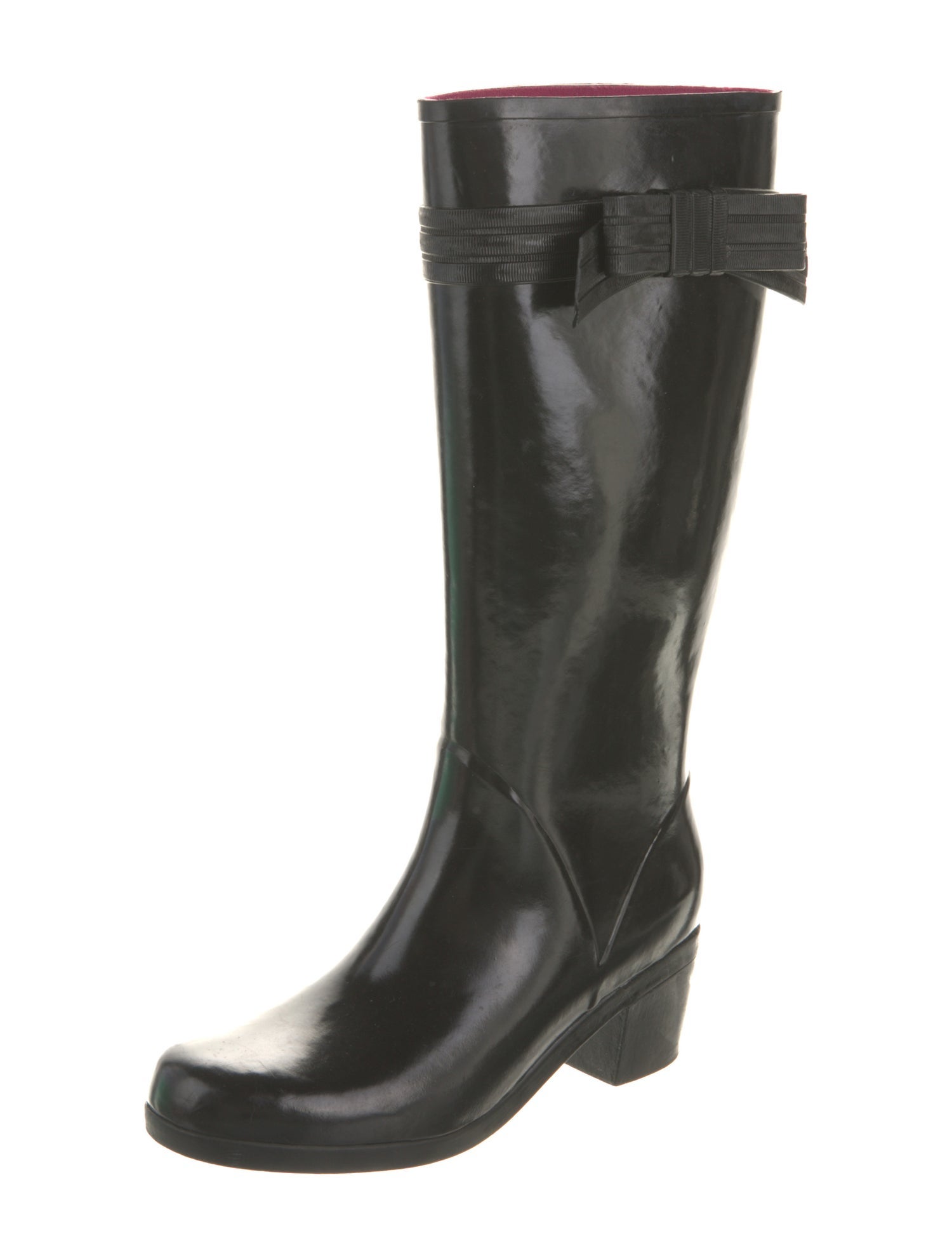 Kate Spade New York Rubber Bow Accents Rain Boots