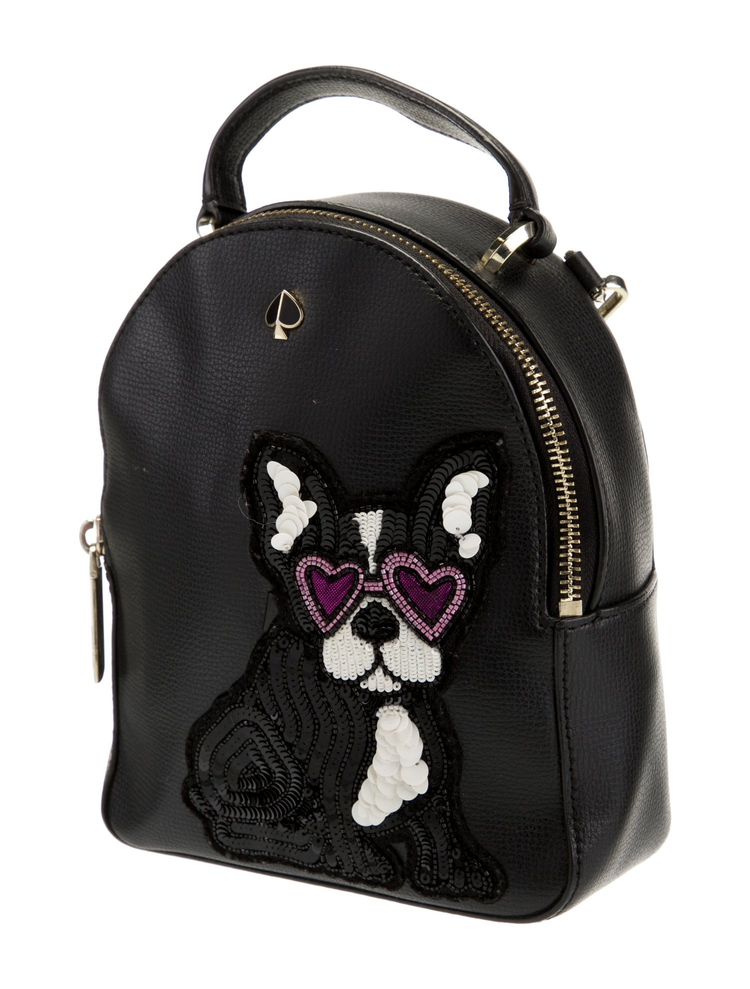 Kate Spade New York Leather Sequin Embellished Backpack