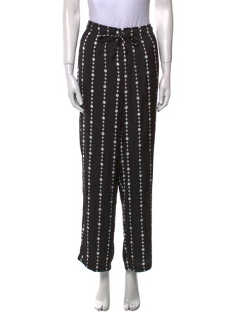 Kate Spade New York Polka Dot Print Ruffle Embellishment Sweatpants
