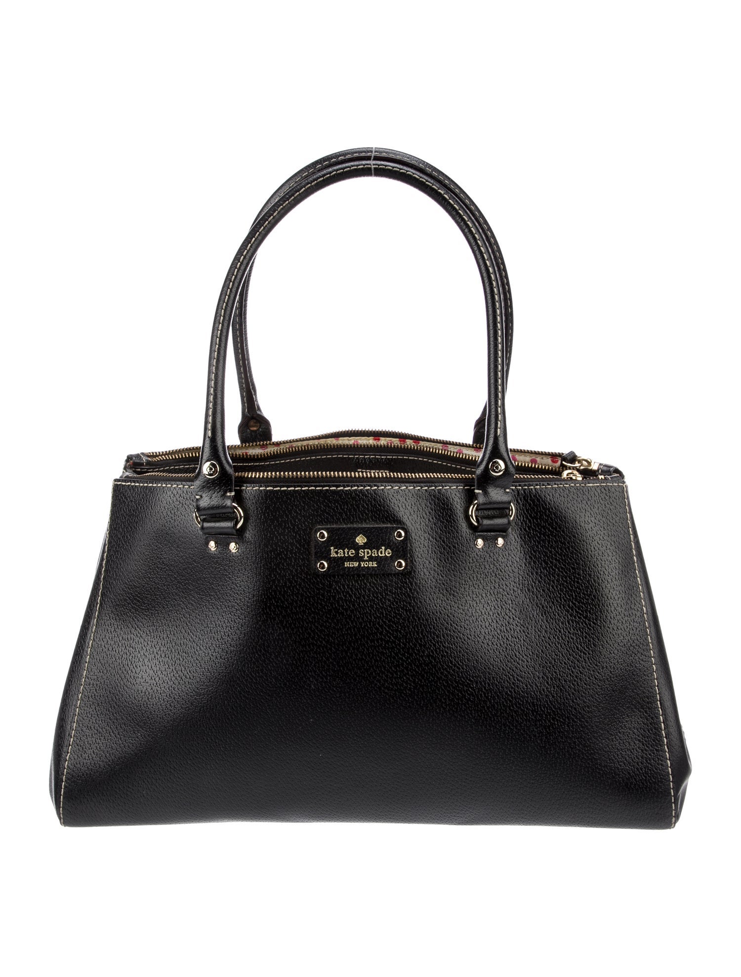 Kate Spade New York Solid Leather Tote Bag