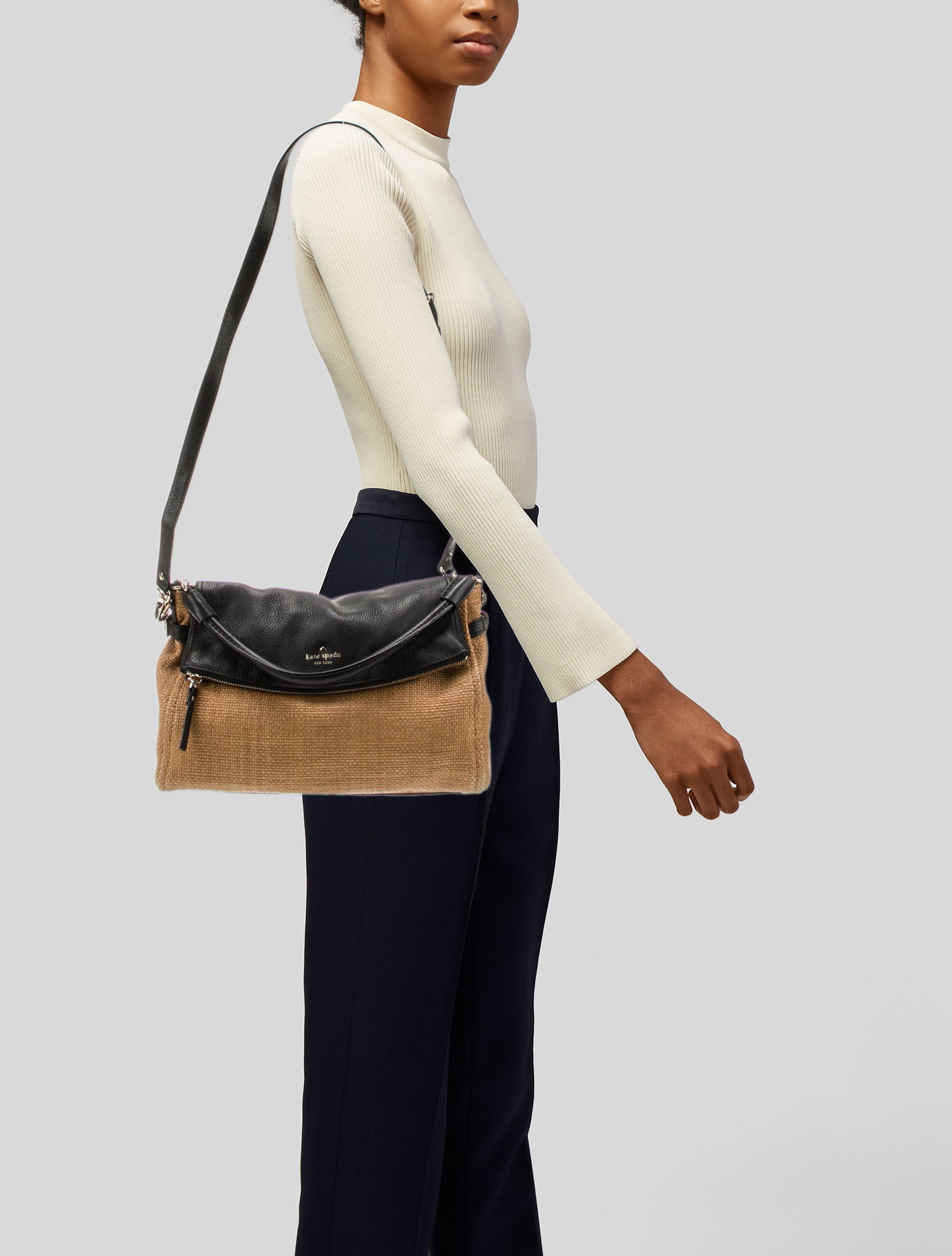 Kate Spade New York Straw Top Handle Bag