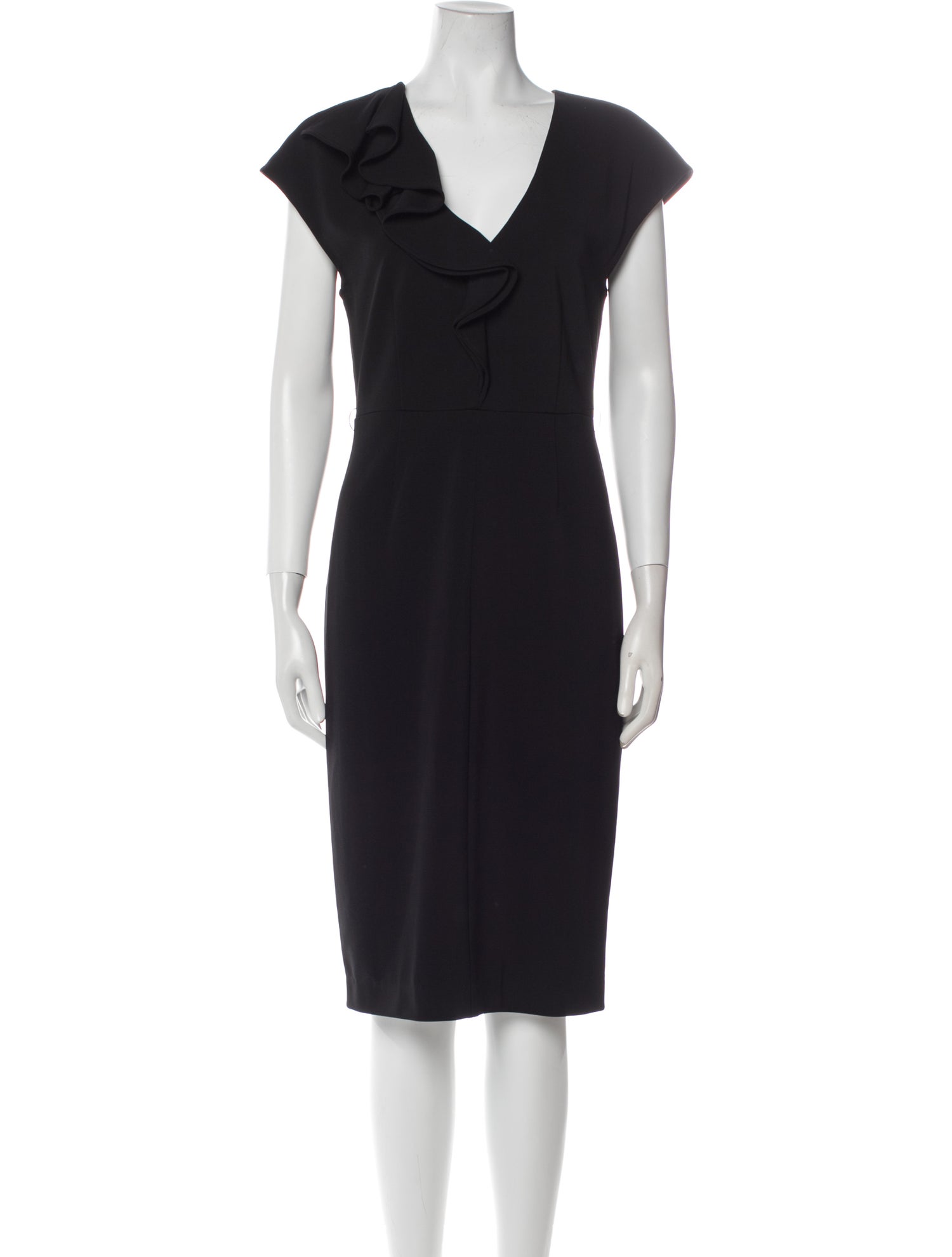 Kate Spade New York Cowl Neck Midi Length Dress