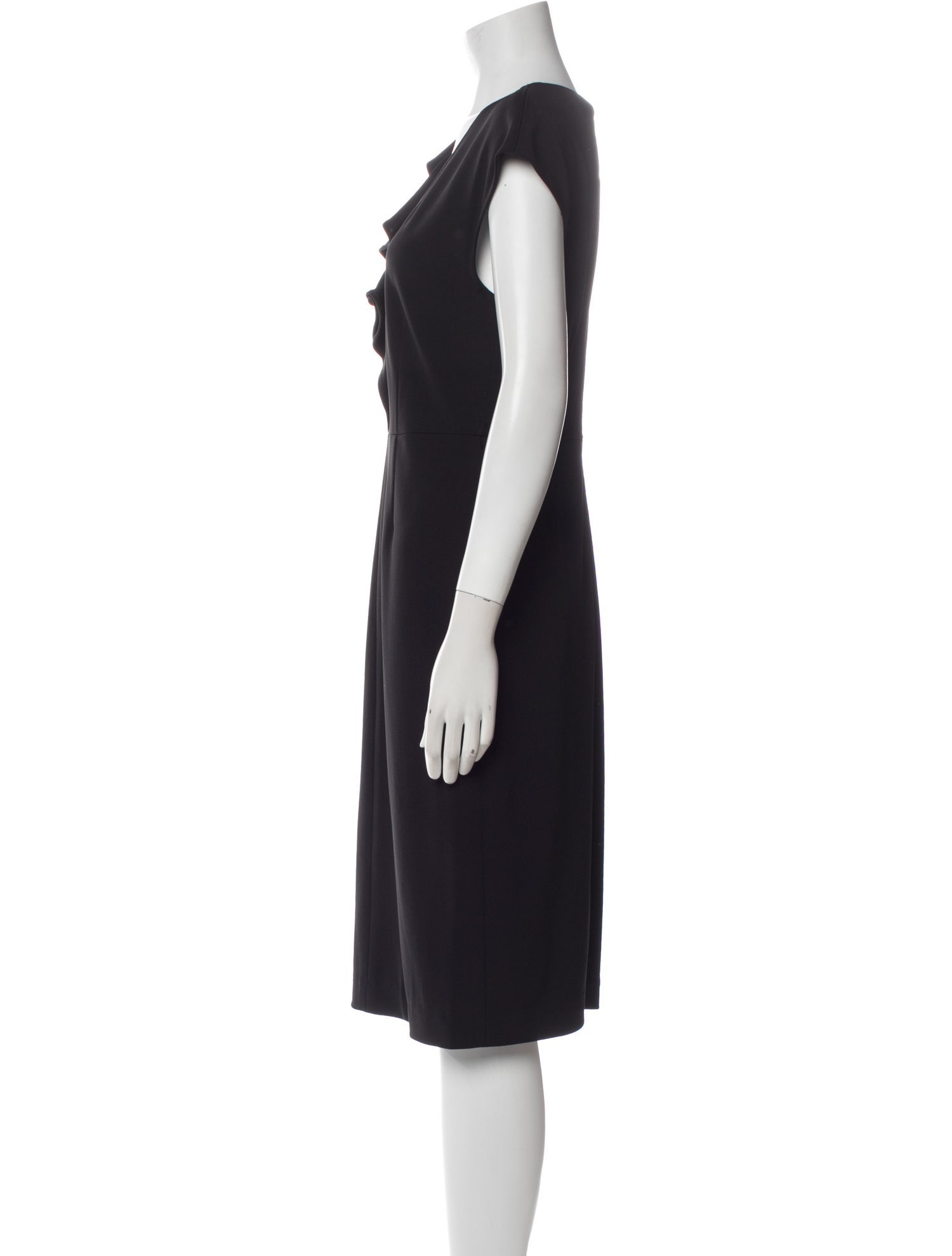 Kate Spade New York Cowl Neck Midi Length Dress
