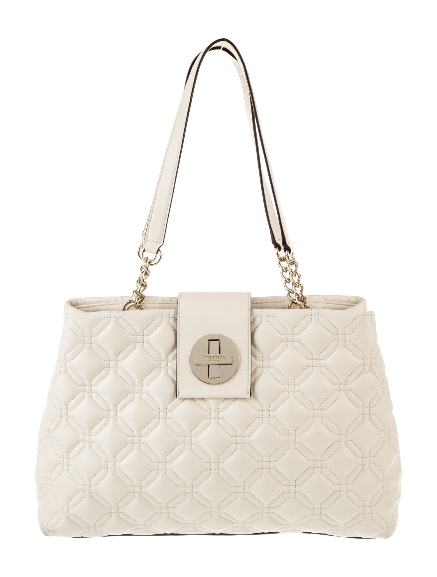 Kate Spade New York Leather Shoulder Bag Neutrals Shoulder Bags