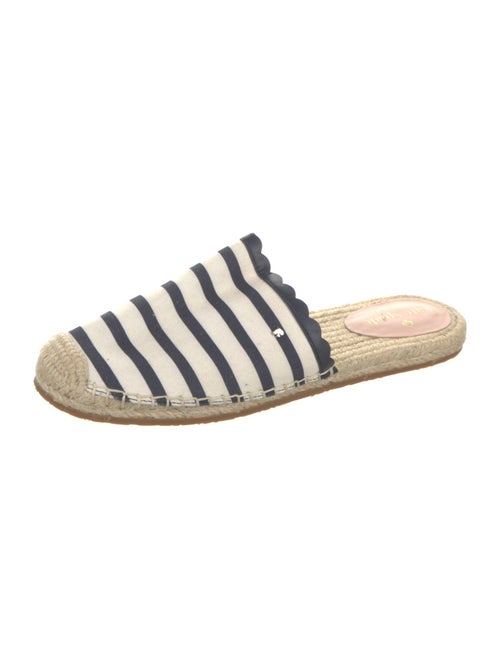 Kate Spade New York Striped Scalloped Accent Flats