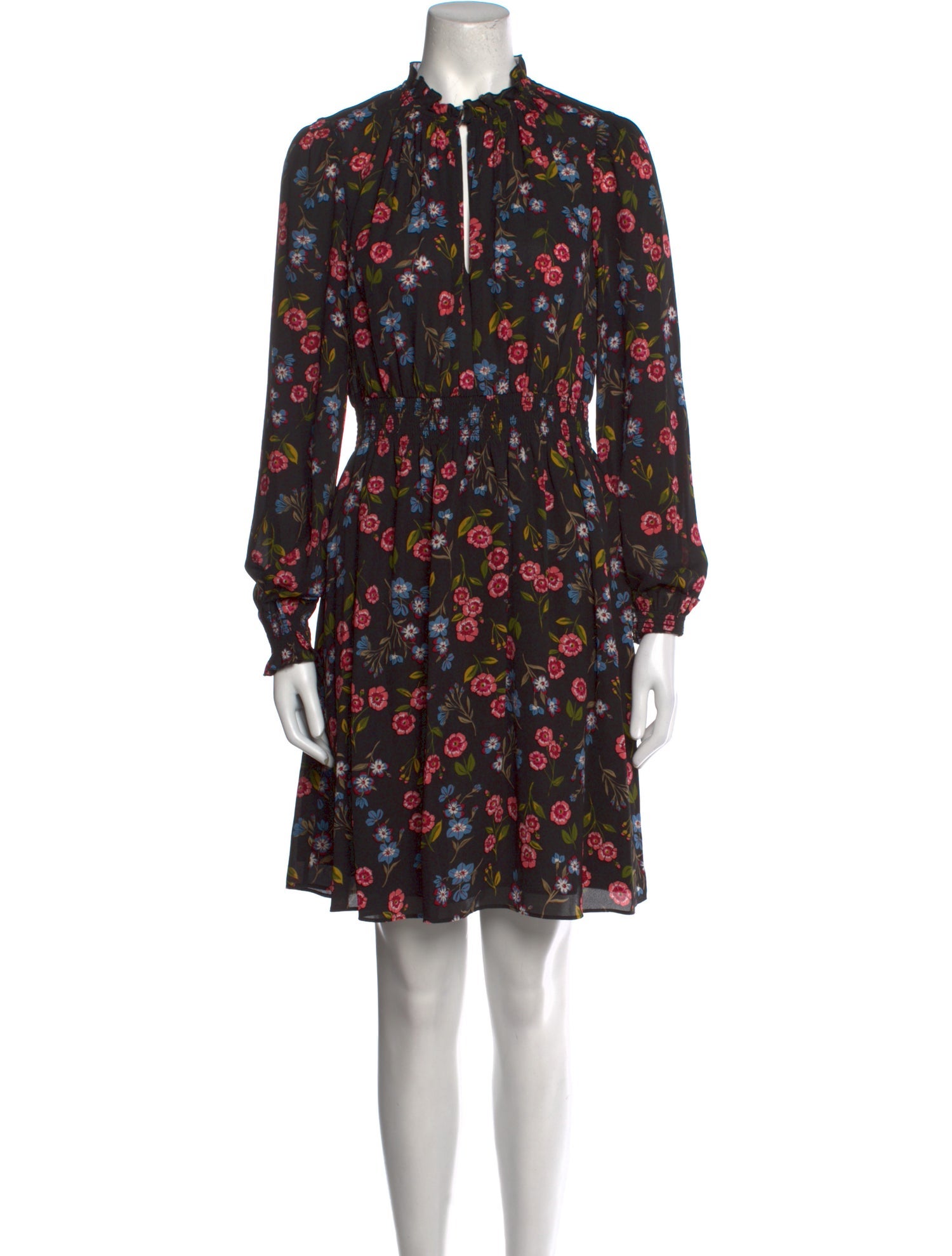 Kate Spade New York Floral Print Knee-Length Dress